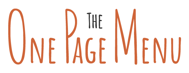 One Page Menu Logo